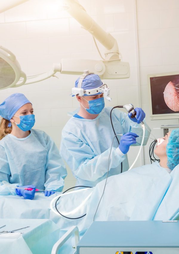 Endoscopic,Sinus,Surgery.,Laser,Vaporization,Of,Nasal,Concha.,Modern,Medical