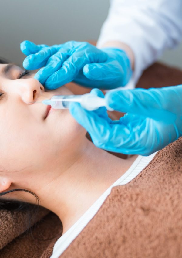 A,Patient,Undergoing,Alar,Reduction,,Ala,Reduction,,Botox,Injections,,And